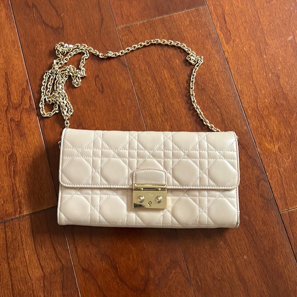 Christine Dior chain wallet